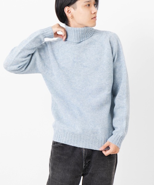 セール】Harley of Scotland メンズ タートルネックセーター スーパー