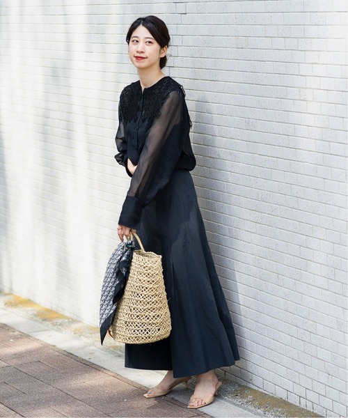 VERMEIL par iena（ヴェルメイユパーイエナ）の「レースカラー シアー