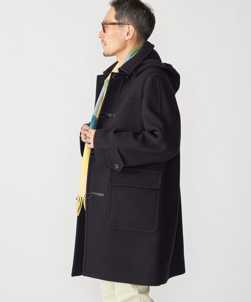 セール】SHIPS: S140 ウールシルク ダッフル コート（ダッフルコート