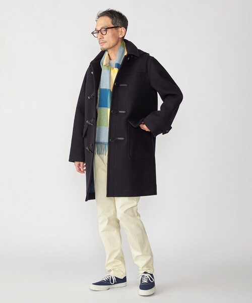 セール】SHIPS: S140 ウールシルク ダッフル コート（ダッフルコート
