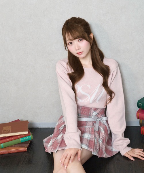 Logo jaquard knit（ニット/セーター）｜Rose Muse（ロゼミューズ）の