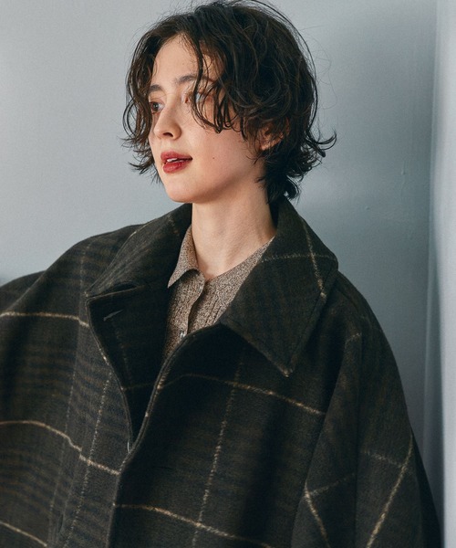 niko and（ニコアンド）の「ライトモッサドルマンジャケットコート