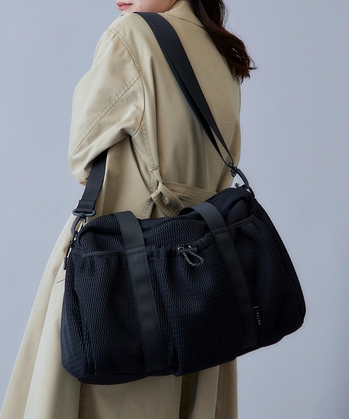 洗濯機で洗える Washable gather boston 旅行 / 男女兼用（ボストン