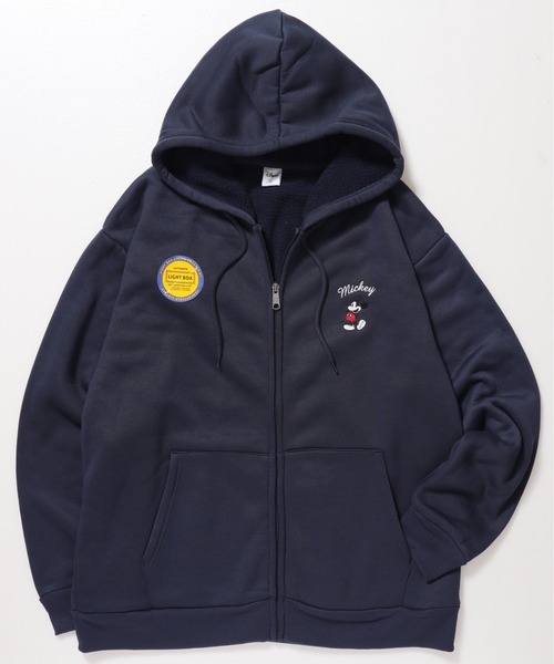 セール】【DISNEY/ディズニー】ミッキーマウス裏ボアスウェットワン