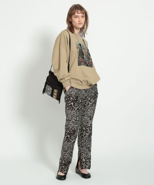 BEAMS BOY（ビームスボーイ）の「maturely / Flower Jacquard Fringe