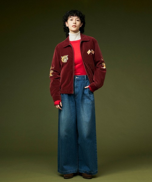 デニムツータックイージーパンツ | ジョンブル公式通販/JOHNBULL