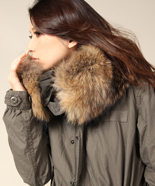 goa（ゴア）の「ラクーンファー付モッズコート（モッズコート）」 - WEAR