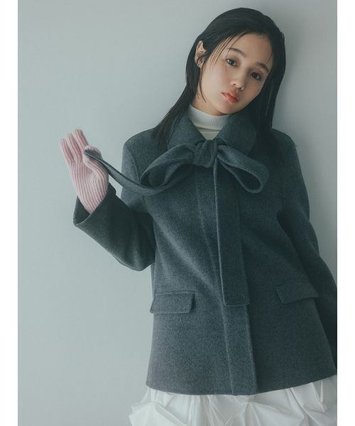 SNIDEL（スナイデル）の「リバーリボンジャケット（テーラード