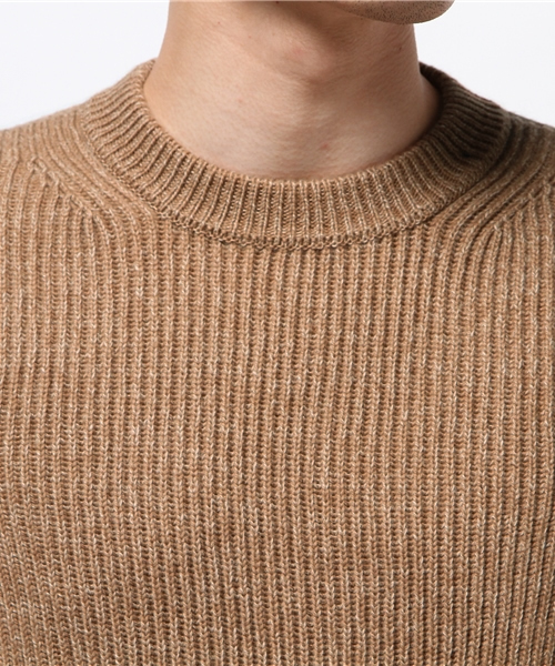SHIPS（シップス）の「AURALEE(オーラリー): CAMELHAIR RIB KNIT C/N