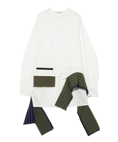 UN3D.（アンスリード）の「LAYER PARTS SH / レイヤーパーツシャツ