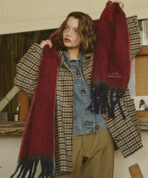 セール】金釦ミドルコート（ステンカラーコート）｜Unitage