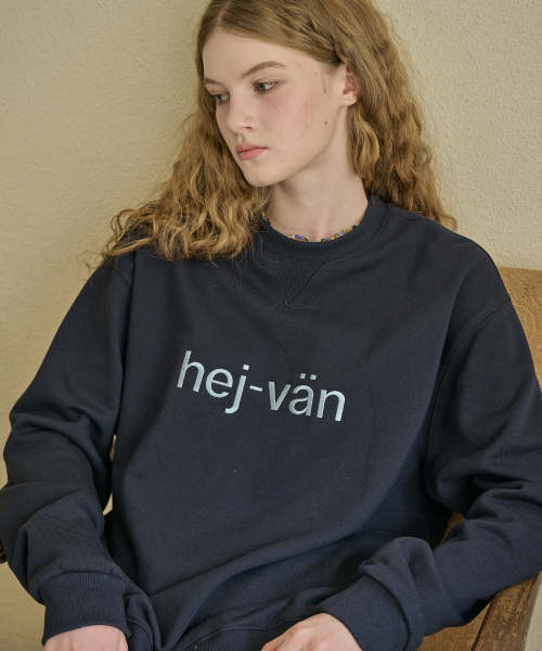 セール】HEJ VAN刺繍スウェットシャツネイビー（スウェット）｜CPGN