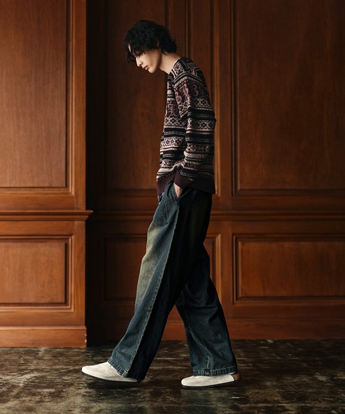 Bleme（ブレム）の「3Dジャガード クラシック フェアアイル ウール