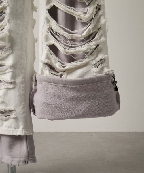 GRANCY（グランシー）の「【GRANCY】Sweat Docking Design Damage