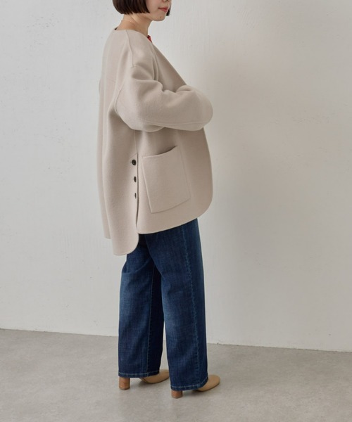 BEARDSLEY（ビアズリー）の「ショートリバーコート（ノーカラーコート