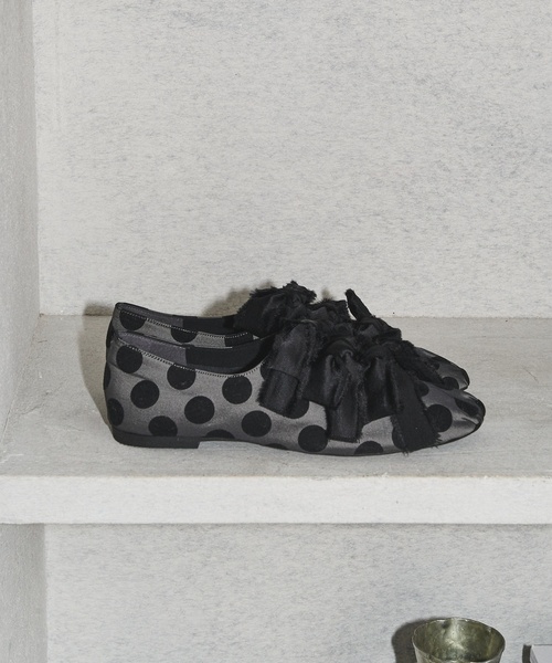 セール】《追加》GRISEサテンリボンバレリーナ（その他シューズ