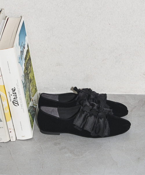 セール】《追加》GRISEサテンリボンバレリーナ（その他シューズ