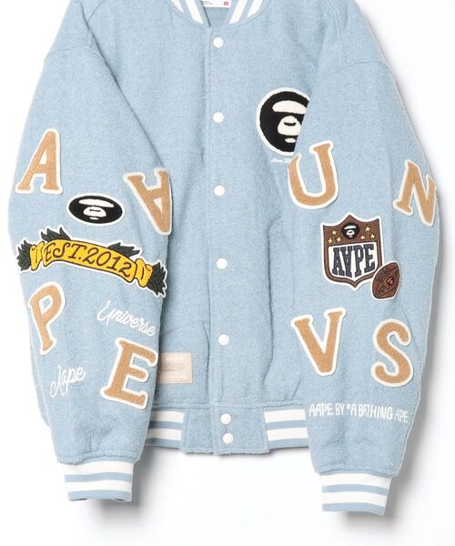 AAPE VARSITY JACKET（スタジャン）｜AAPE BY A BATHING APE（エー
