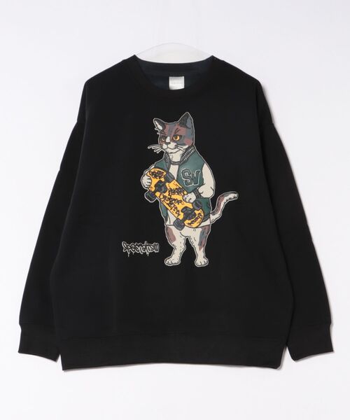 8(eight)（エイト）の「裏起毛ラバープリントトレーナー（スウェット