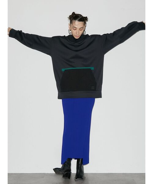 UN3D.（アンスリード）の「キルティングドッキングスウェット