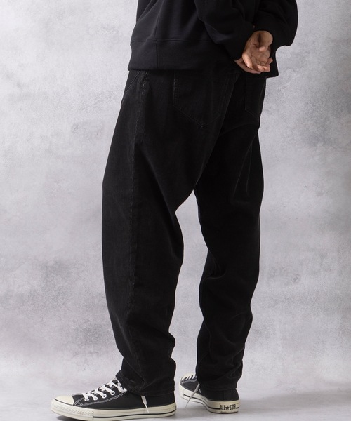 WIDE TAPERED CORDUROY PANTS(WASHED) / テーパード ウォッシュド