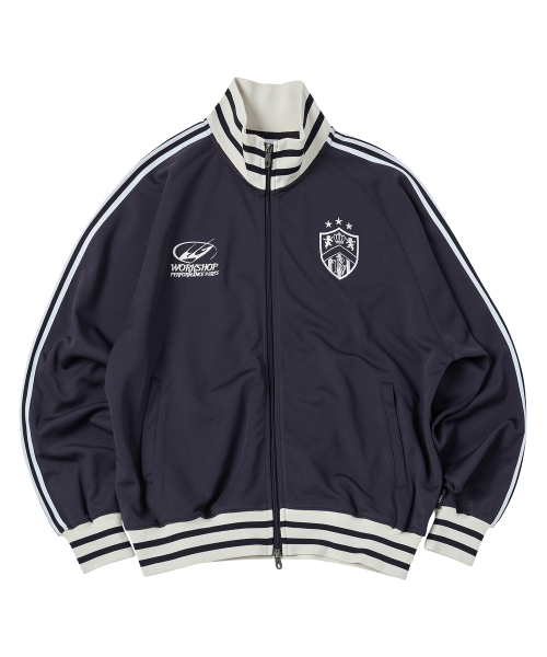 ジャージトラックジャケットネイビー（ナイロンジャケット）｜TRAVEL