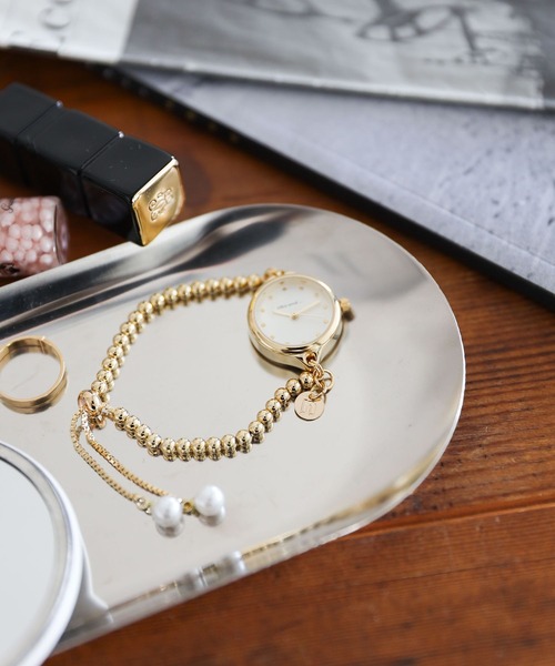 チェーンブレスレットウォッチ（アナログ腕時計）｜niko and