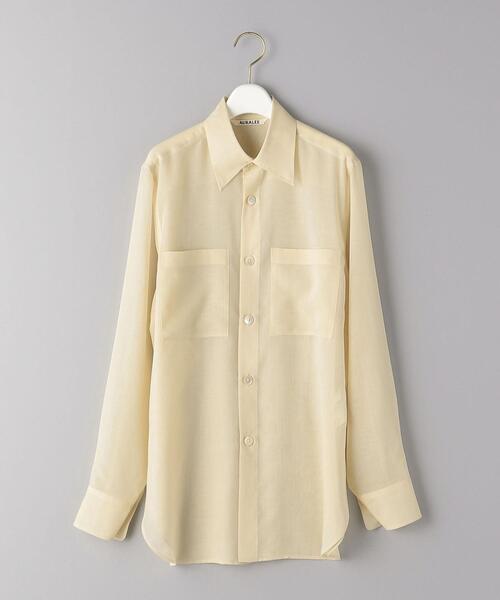 AURALEE（オーラリー）の「＜AURALEE（オーラリー）＞シアー シャツ