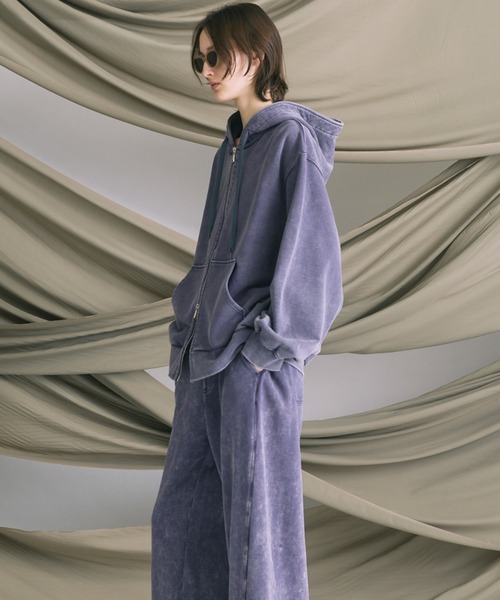 UNISEX》【ONE-MILE WEAR】Prime-Over Fade Zip Hoodie/ワンマイル