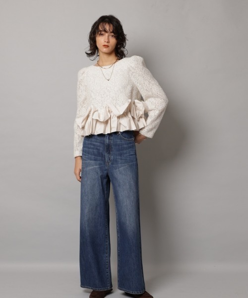 裾バルーンブラウス（シャツ/ブラウス）｜CADUNE（カデュネ）の