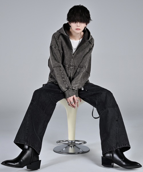 High sole heel boots / ハイソールヒールブーツ(牛革)（ブーツ