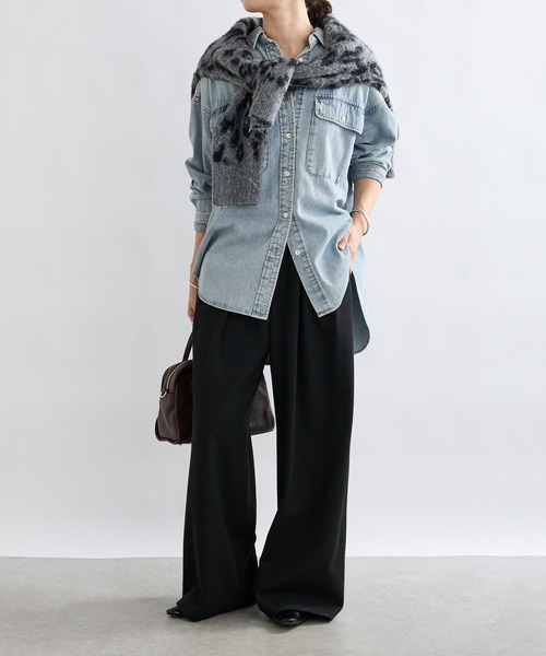 MONN.:./ビッグデニムシャツ（シャツ/ブラウス）｜RIVE DROITE