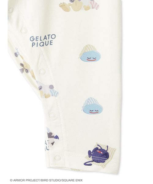 ドラゴンクエスト】【ベビー】アソートモンスター総柄ロンパース