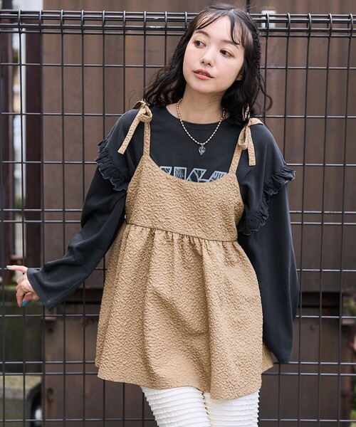 FREAK'S STORE（フリークスストア）の「フクレジャガードリボンキャミ