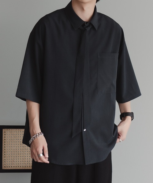 シルバーボタンタイシャツ（シャツ/ブラウス）｜epnok（エプノック）の