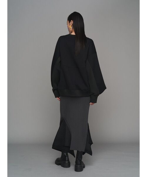 UN3D.（アンスリード）の「W TRIANGLE TUCK TOP / ダブル