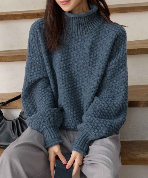 チャンキーニットプルオーバー（ニット/セーター）｜CHAN ME（チャンミ