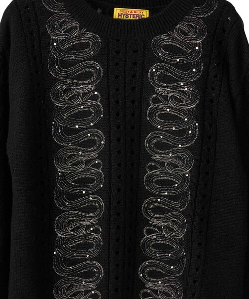 SNAKE LOOP刺繍 セーター（ニット/セーター）｜HYSTERIC GLAMOUR