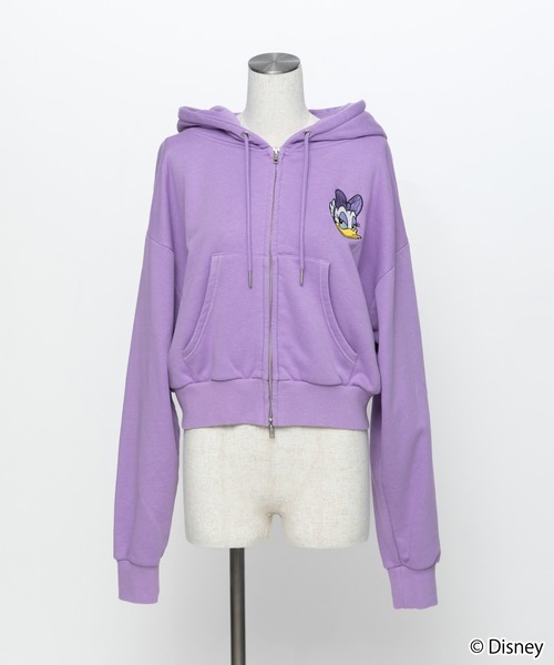 Disney / EMBROIDERY ZIP HOODIE（パーカー）｜WCJ（ダブルシージェイ