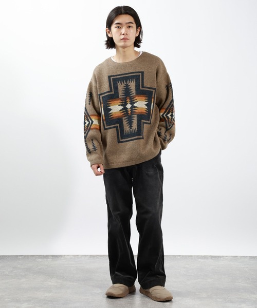 セール】【PENDLETON(ペンドルトン)】別注クルーネックニット（ニット