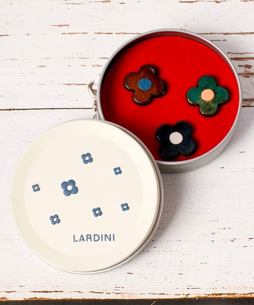 ラルディーニ LARDINI カフスボタン ブートニエール 2個 ホワイト 楽天