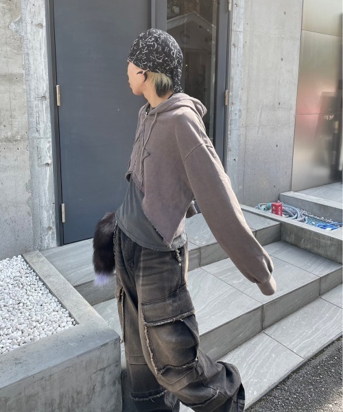 XU（エックスユー）の「【Never mind the XU】grunge cargo denim