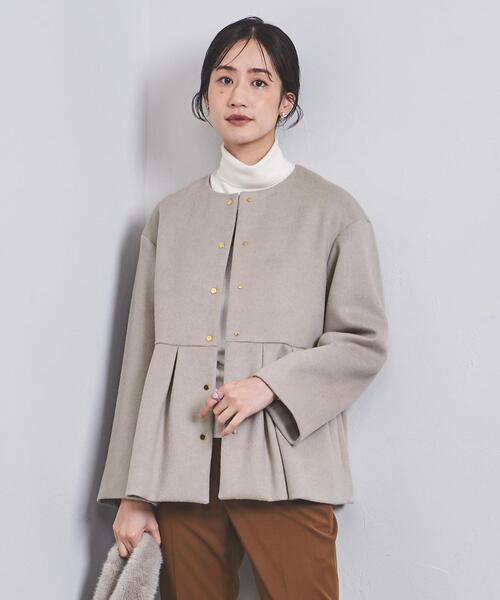 UNITED ARROWS（ユナイテッドアローズ）の「ペプラム ショート コート