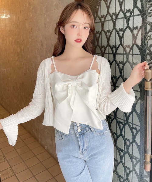 Rmine（アールマイン）の「ビッグリボンキャミ（キャミソール）」 - WEAR