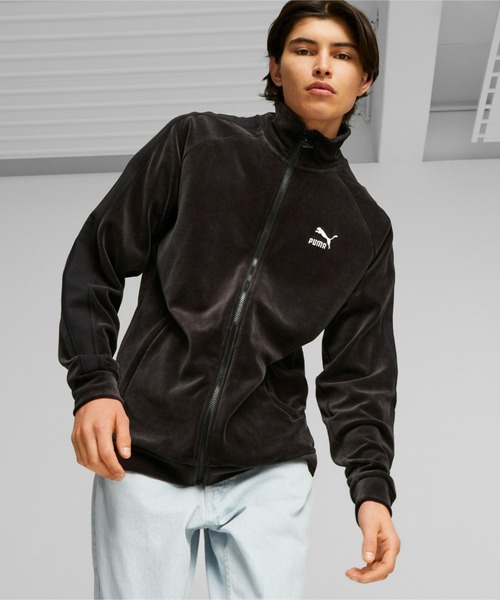 PUMA（プーマ）の「PUMA プーマ メンズ T7 ベロア トラックジャケット