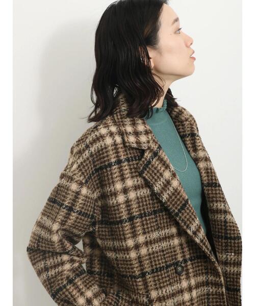 Samansa Mos2 blue（サマンサモスモスブルー）の「ツイードチェックP