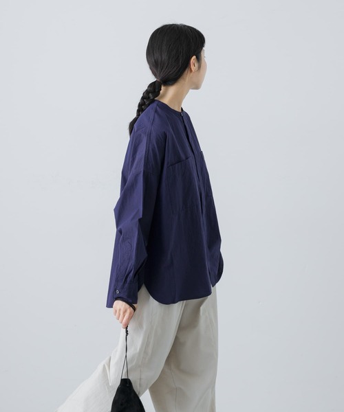 かぐれ（カグレ）の「コットンダブルポケットワイドシャツ（シャツ