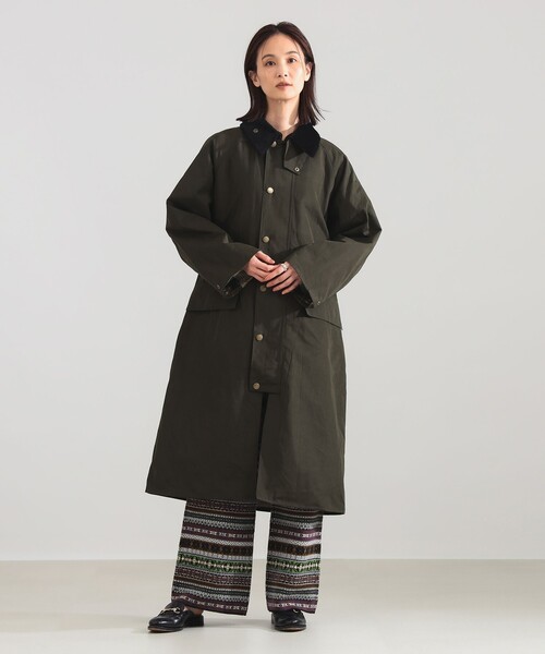 別注】BARBOUR / BURGHLEY ロングコート（ステンカラーコート