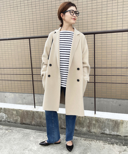 Spick & Span（スピックアンドスパン）の「W/Nyダブルブレストリバー