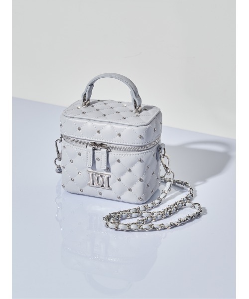 Darich（ダーリッチ）の「キルティングビジュースクエアミニバッグ